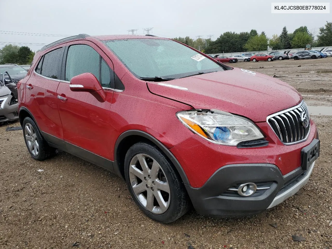 2014 Buick Encore VIN: KL4CJCSB0EB778024 Lot: 72137114