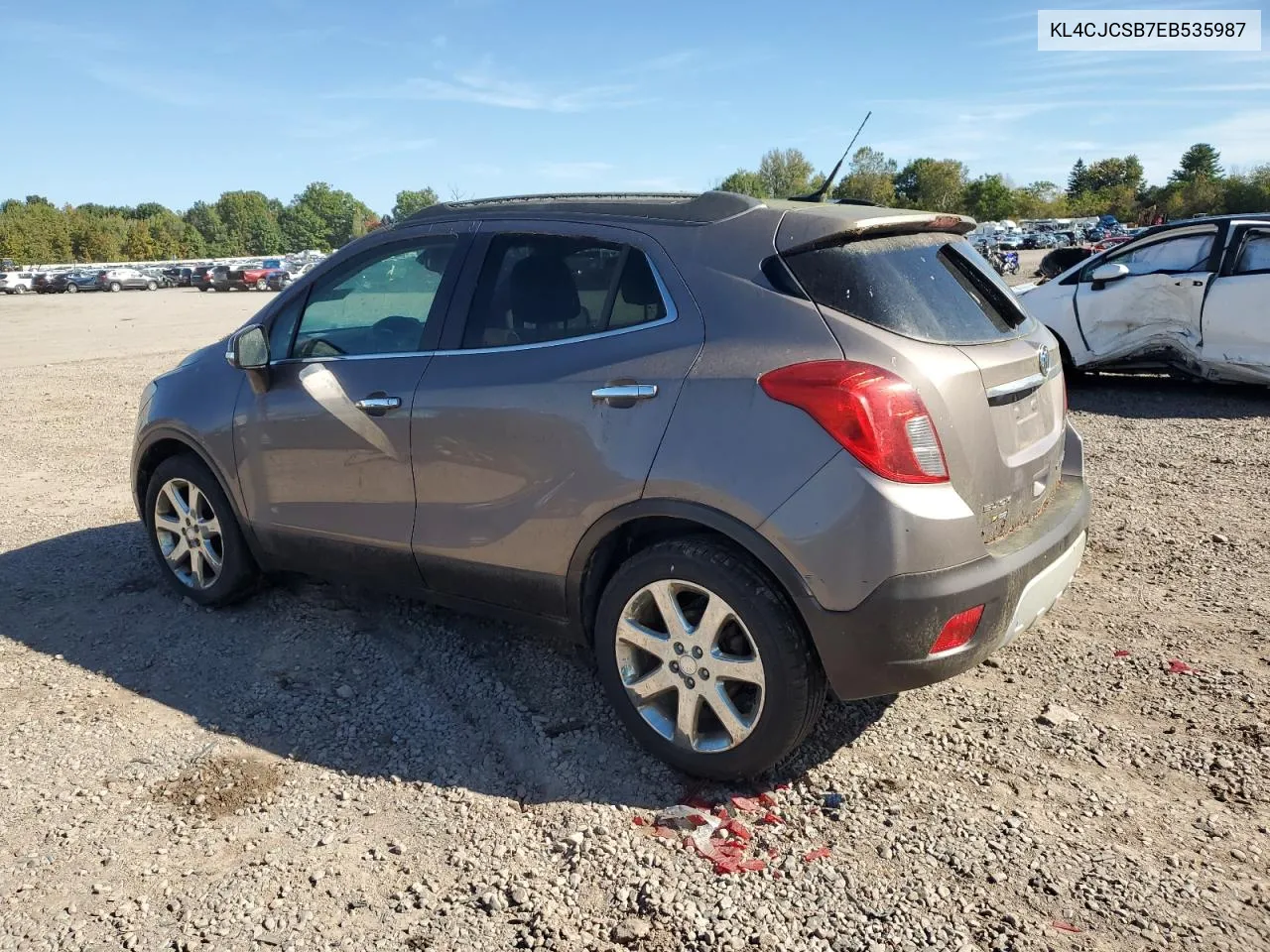 2014 Buick Encore VIN: KL4CJCSB7EB535987 Lot: 74225904