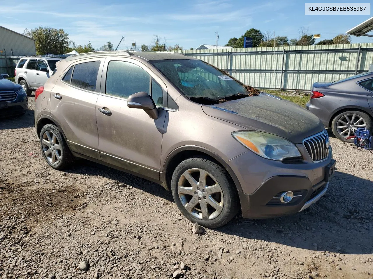 2014 Buick Encore VIN: KL4CJCSB7EB535987 Lot: 74225904