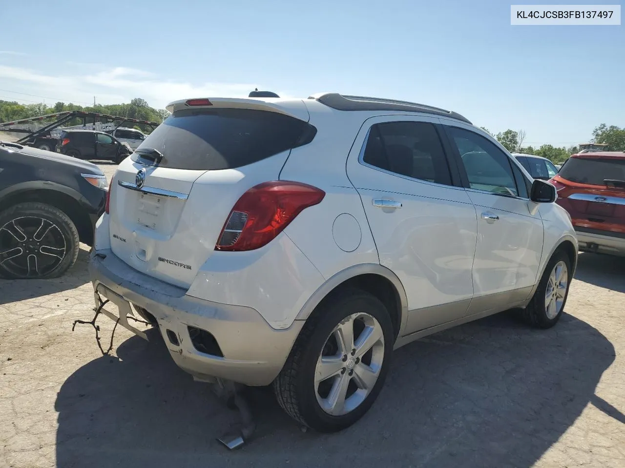 2015 Buick Encore VIN: KL4CJCSB3FB137497 Lot: 56903614