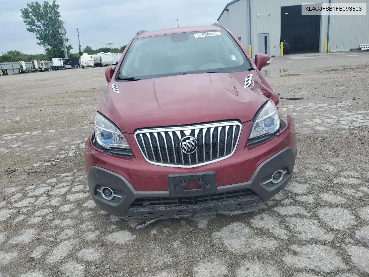 2015 Buick Encore Convenience VIN: KL4CJFSB1FB093503 Lot: 57084524