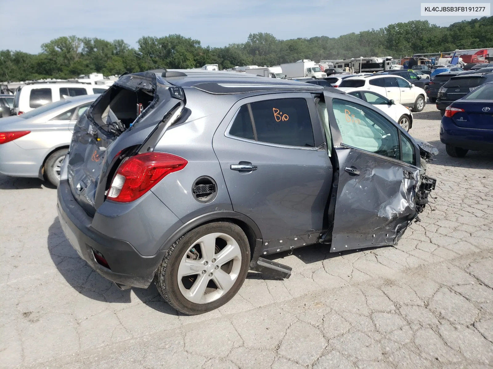 2015 Buick Encore Convenience VIN: KL4CJBSB3FB191277 Lot: 58683284