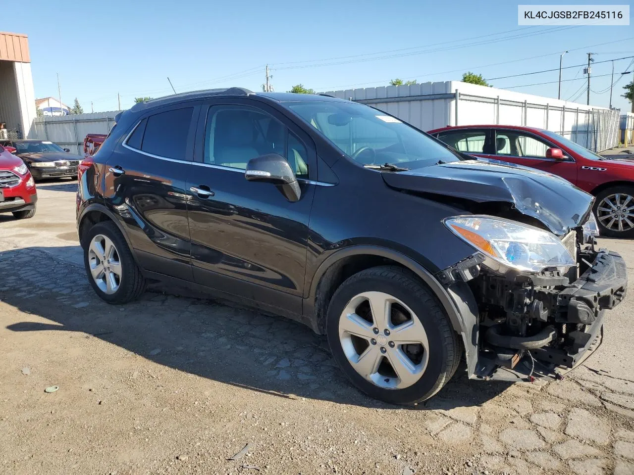 2015 Buick Encore VIN: KL4CJGSB2FB245116 Lot: 60212564