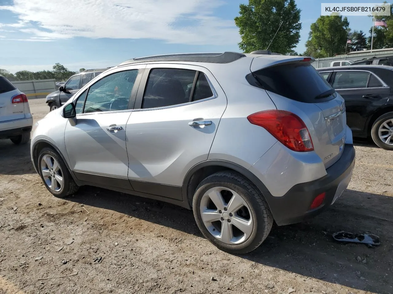 KL4CJFSB0FB216479 2015 Buick Encore Convenience