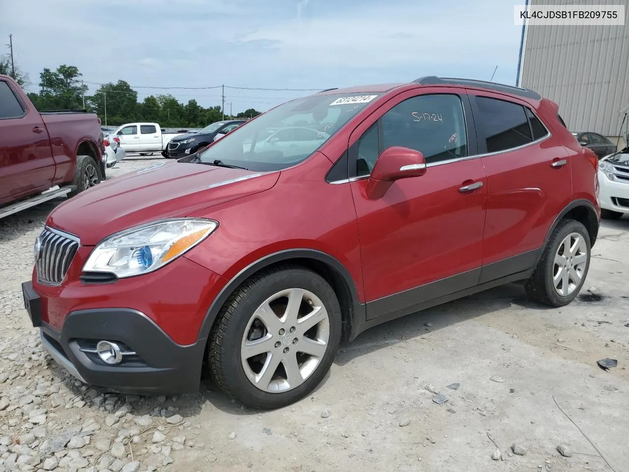 2015 Buick Encore Premium VIN: KL4CJDSB1FB209755 Lot: 63124214