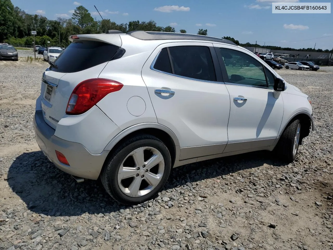 2015 Buick Encore VIN: KL4CJCSB4FB160643 Lot: 67900864