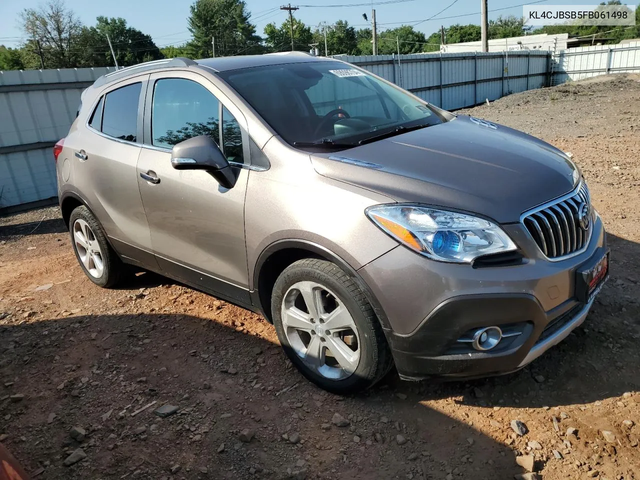 2015 Buick Encore Convenience VIN: KL4CJBSB5FB061498 Lot: 69098704