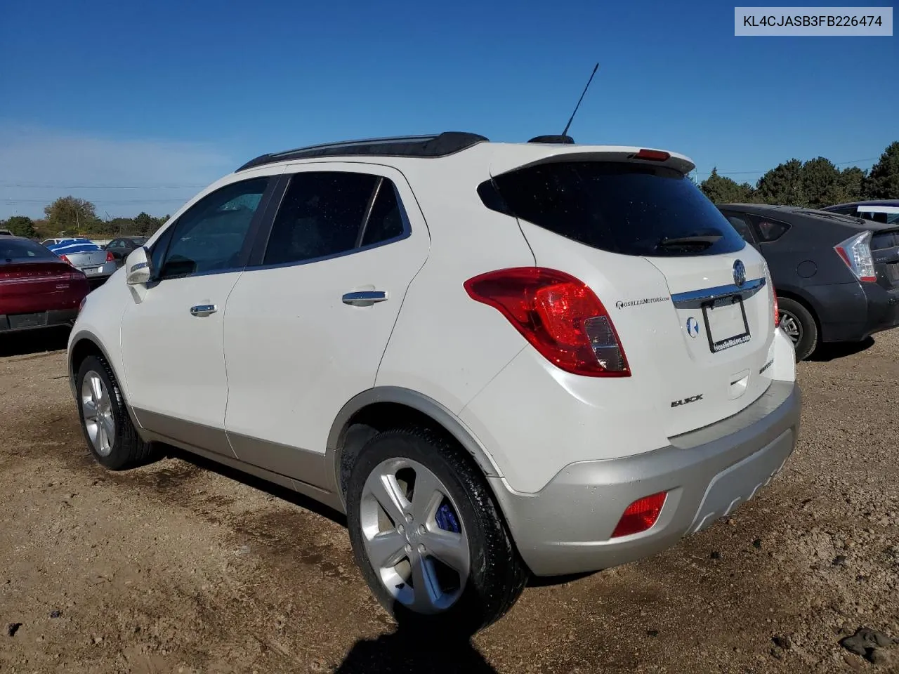 2015 Buick Encore VIN: KL4CJASB3FB226474 Lot: 75688254