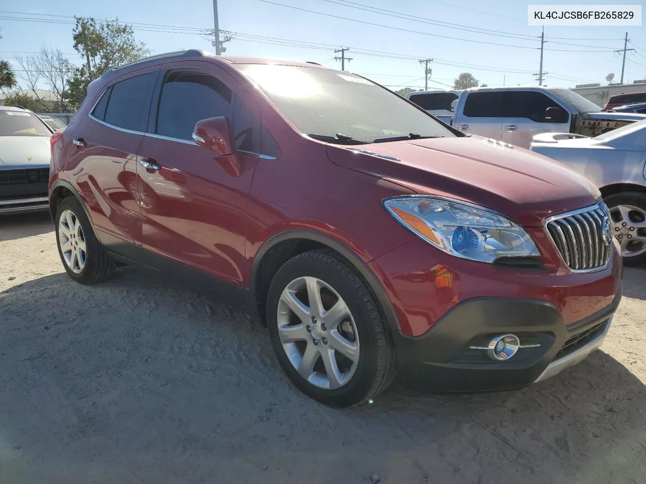 2015 Buick Encore VIN: KL4CJCSB6FB265829 Lot: 76779784