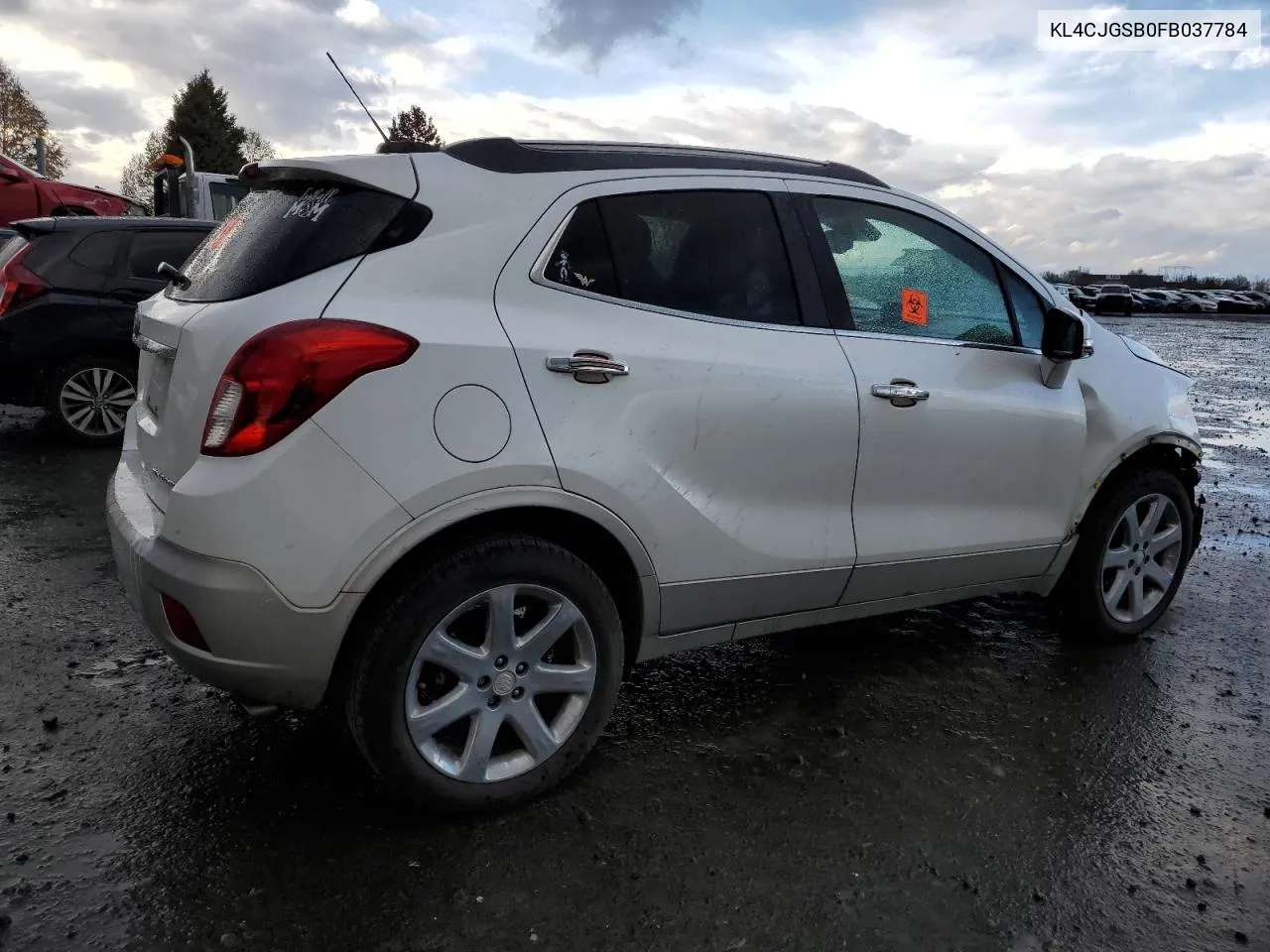 2015 Buick Encore VIN: KL4CJGSB0FB037784 Lot: 78835654