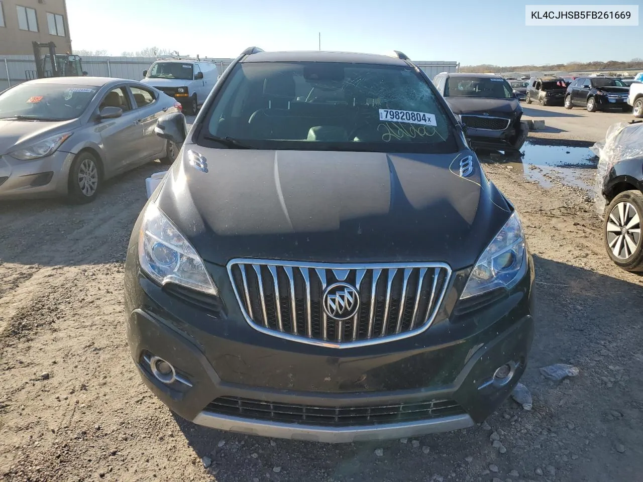 2015 Buick Encore Premium VIN: KL4CJHSB5FB261669 Lot: 79820804