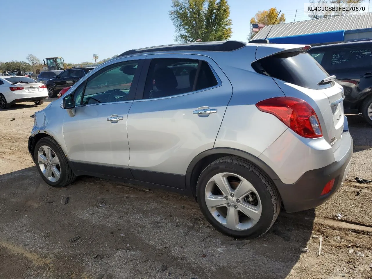 2015 Buick Encore VIN: KL4CJCSB9FB270670 Lot: 79885084