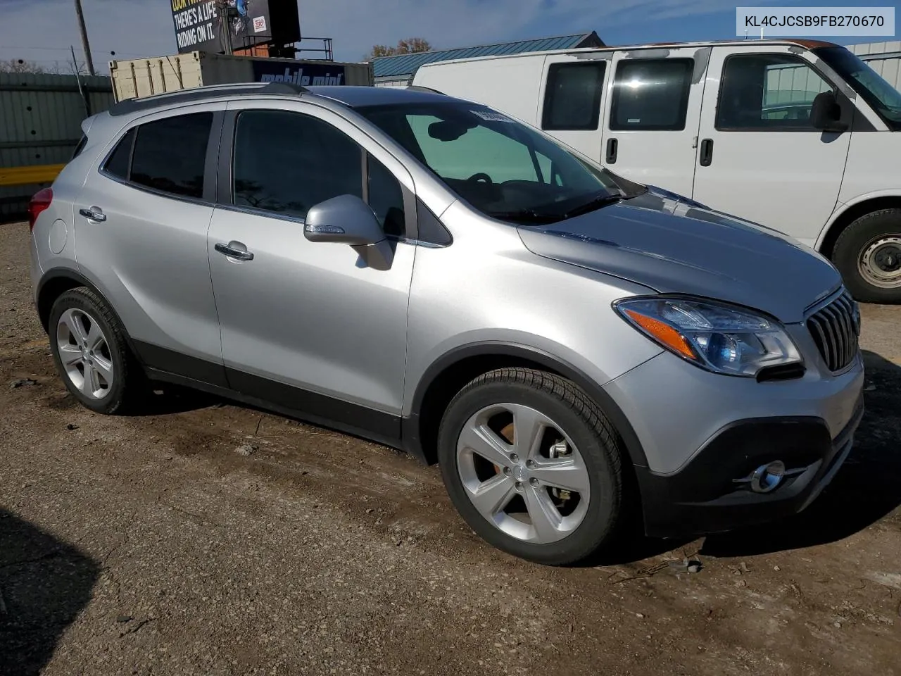 2015 Buick Encore VIN: KL4CJCSB9FB270670 Lot: 79885084