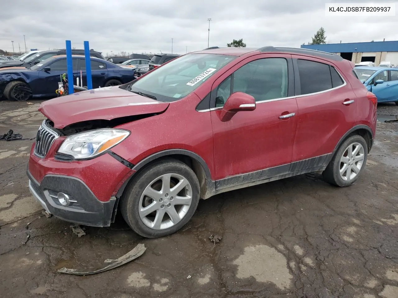 2015 Buick Encore Premium VIN: KL4CJDSB7FB209937 Lot: 80813724