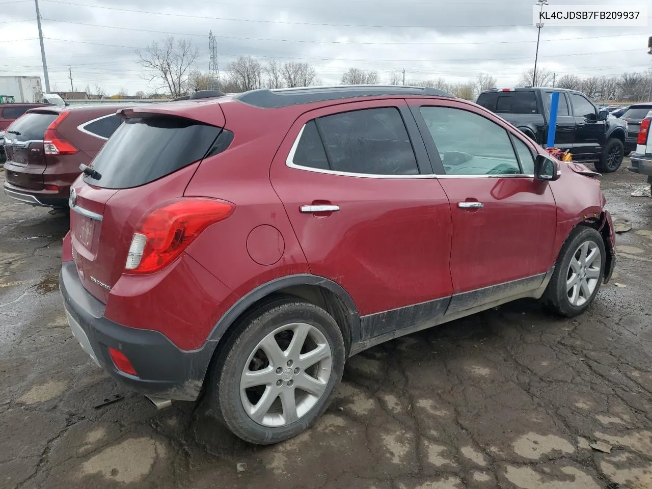 2015 Buick Encore Premium VIN: KL4CJDSB7FB209937 Lot: 80813724