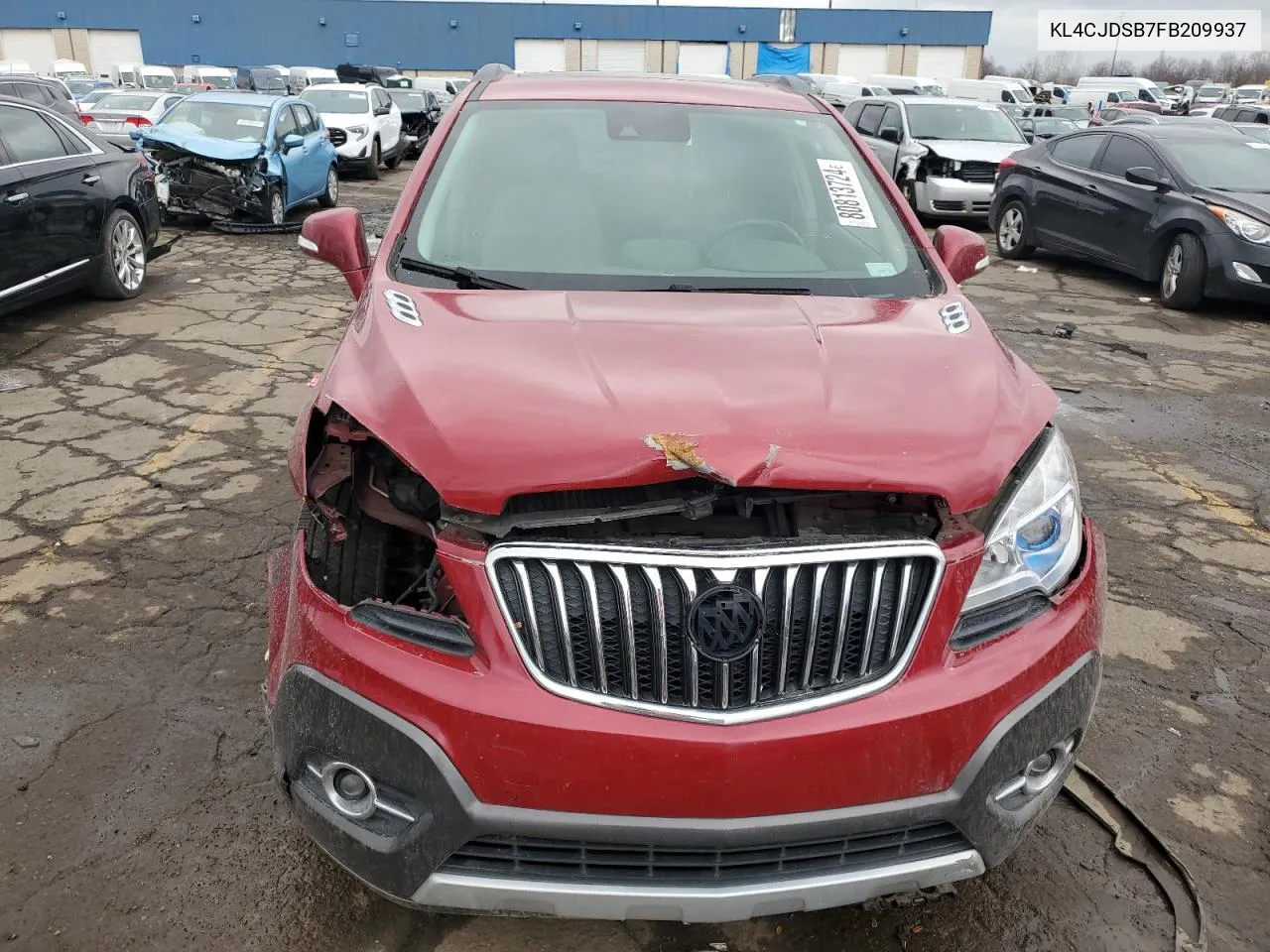 2015 Buick Encore Premium VIN: KL4CJDSB7FB209937 Lot: 80813724