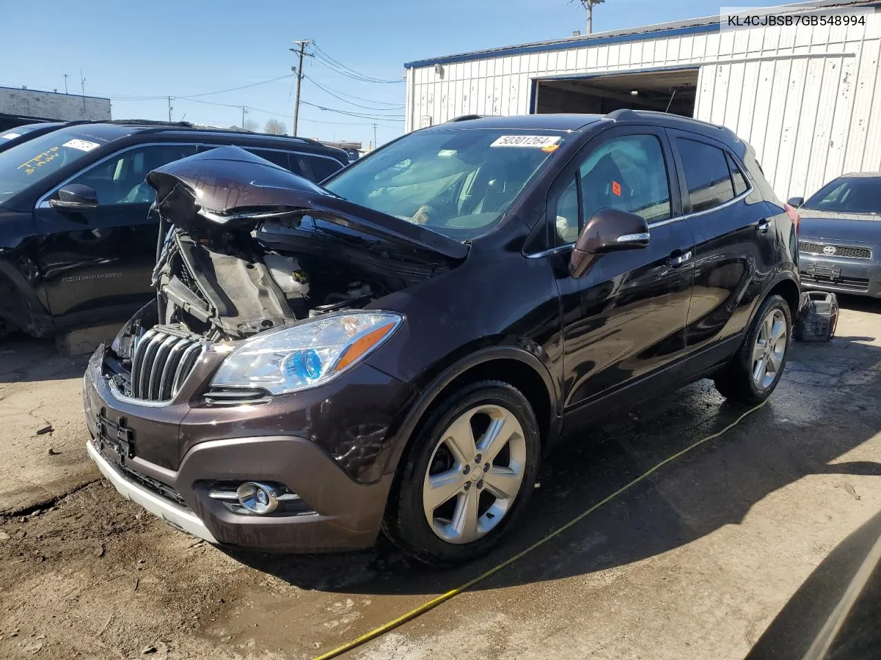 2016 Buick Encore Convenience VIN: KL4CJBSB7GB548994 Lot: 50301264