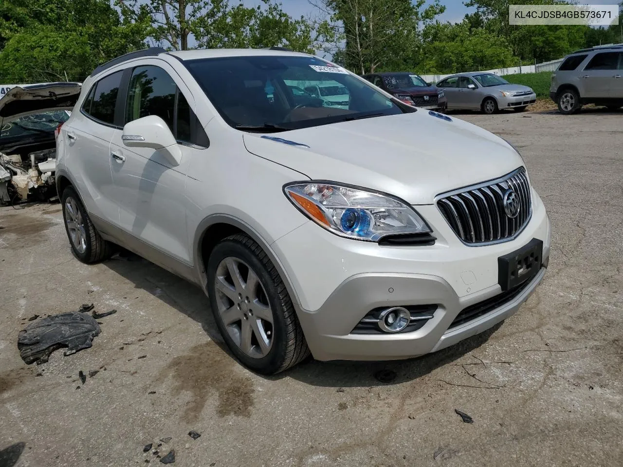 2016 Buick Encore Premium VIN: KL4CJDSB4GB573671 Lot: 54218104