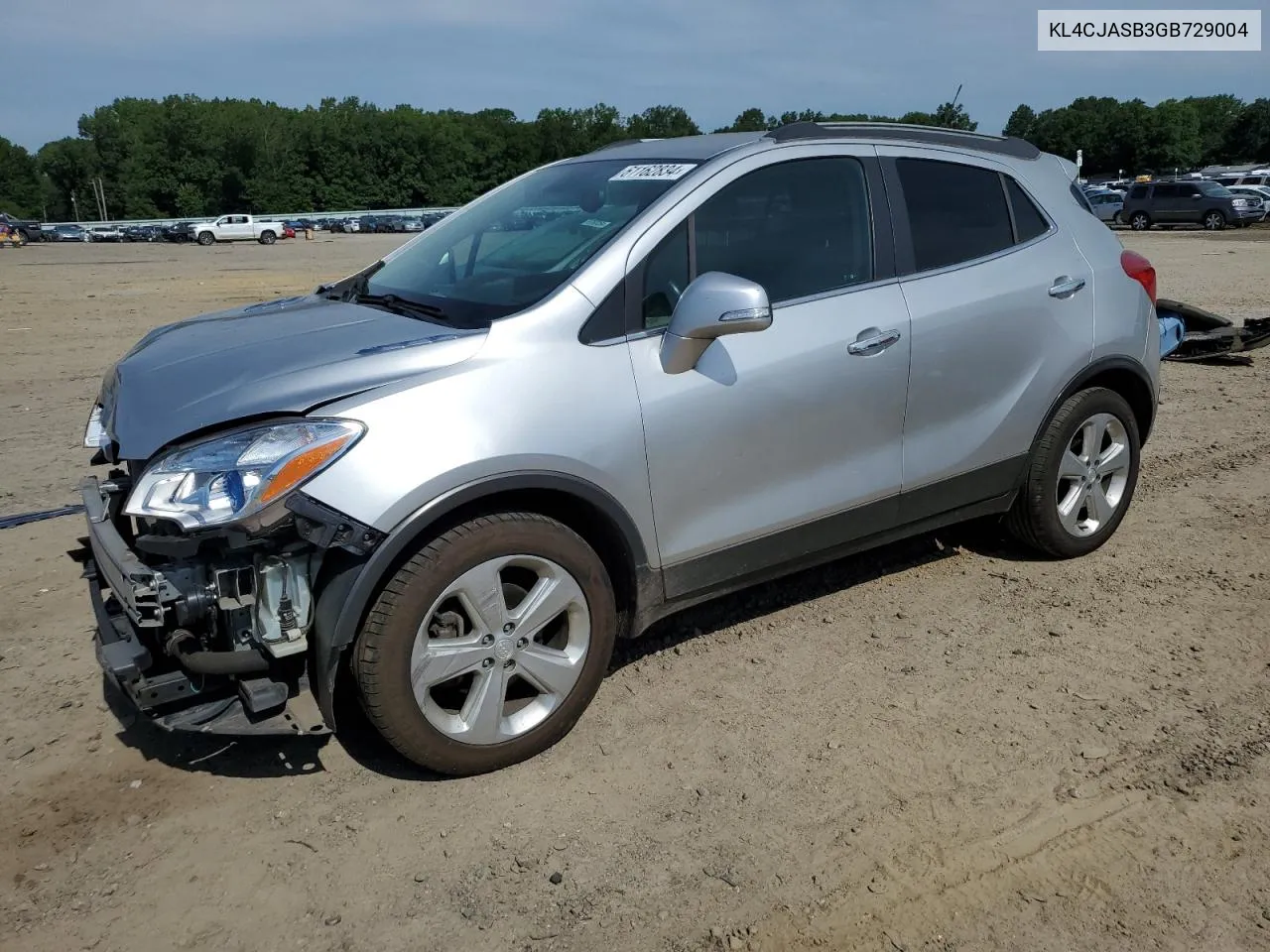 2016 Buick Encore VIN: KL4CJASB3GB729004 Lot: 61162834