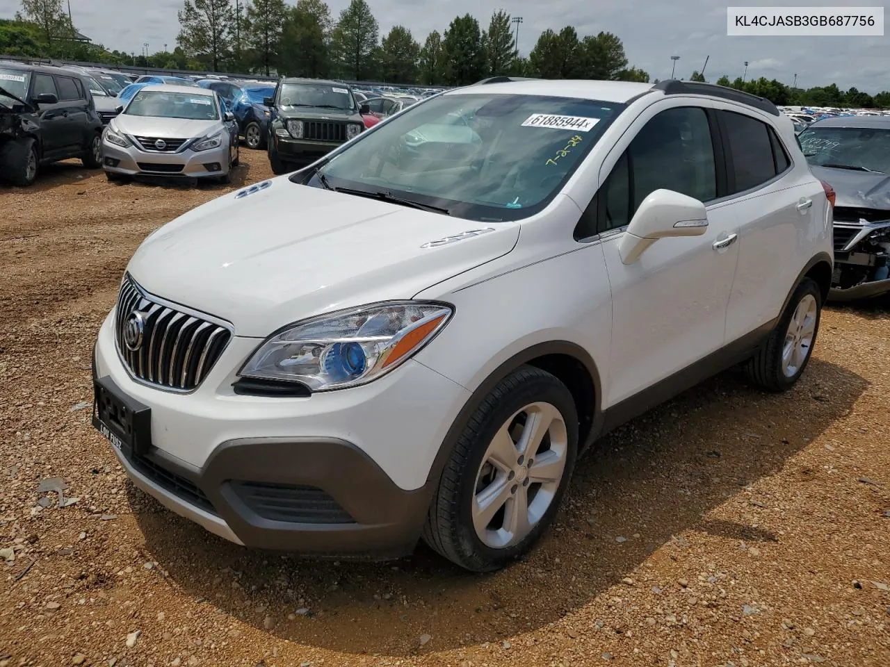 KL4CJASB3GB687756 2016 Buick Encore