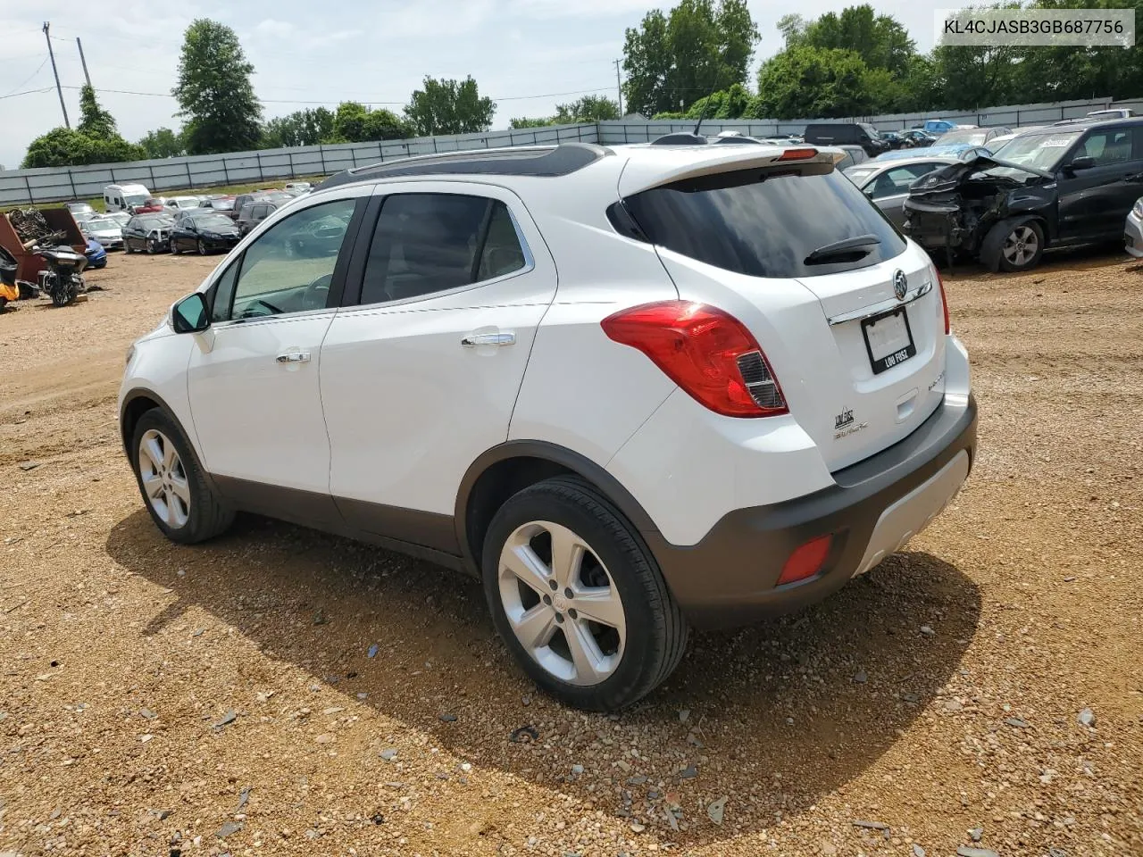 KL4CJASB3GB687756 2016 Buick Encore