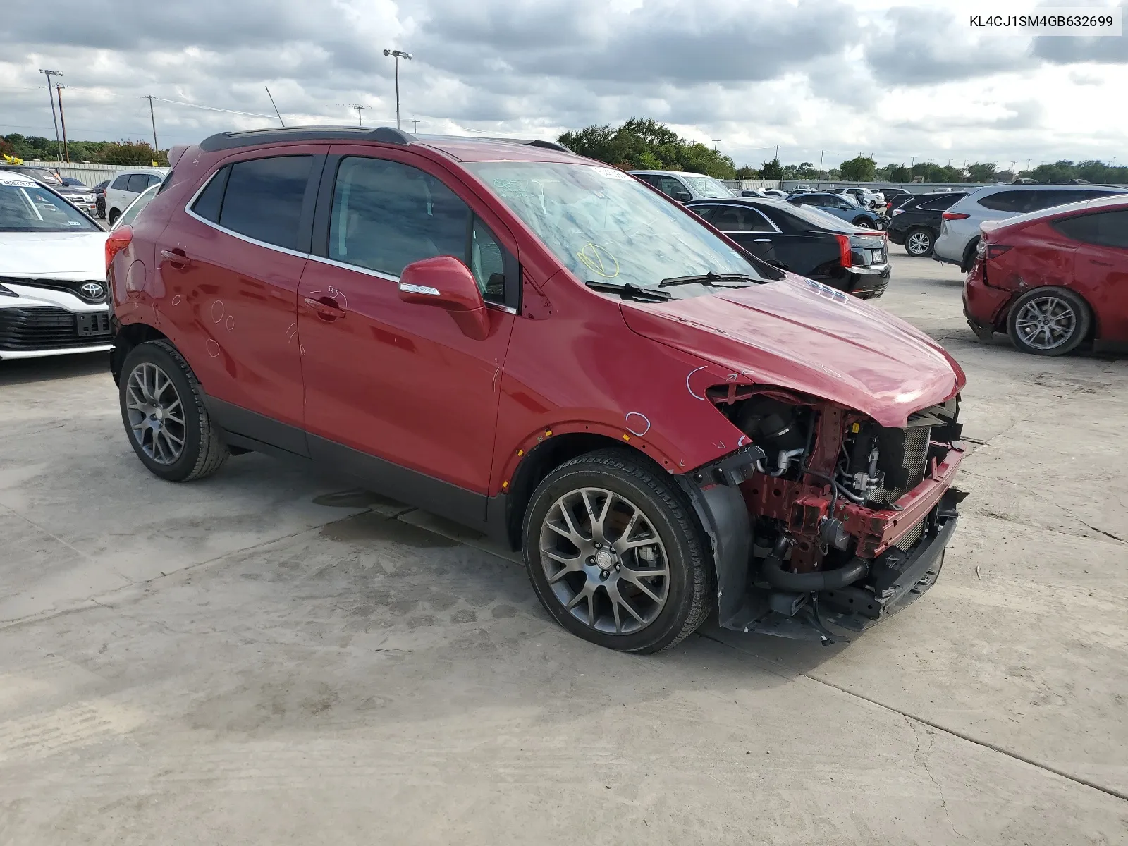 KL4CJ1SM4GB632699 2016 Buick Encore Sport Touring