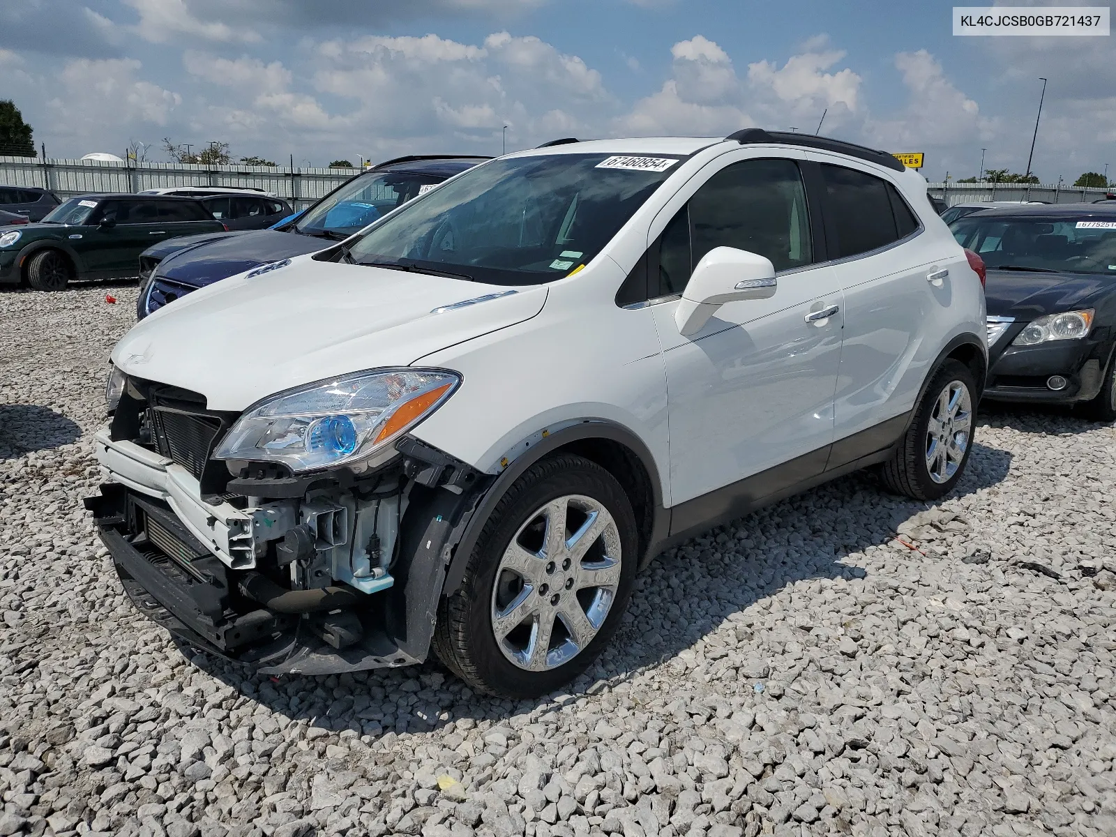 2016 Buick Encore VIN: KL4CJCSB0GB721437 Lot: 67460954