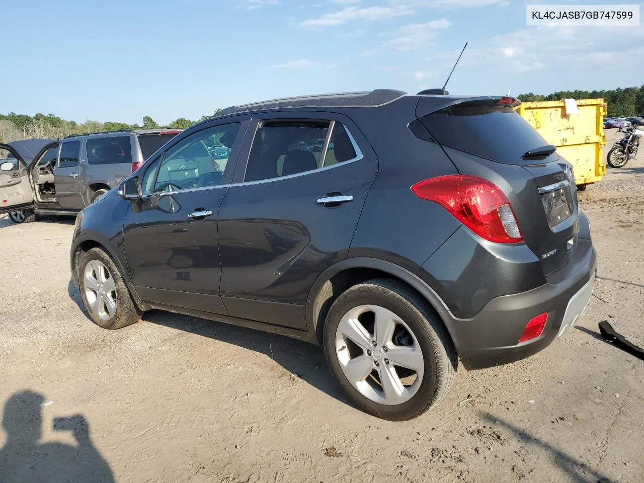 2016 Buick Encore VIN: KL4CJASB7GB747599 Lot: 67488124