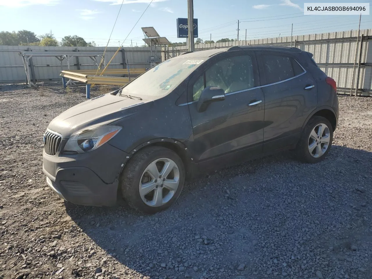 2016 Buick Encore VIN: KL4CJASB0GB694096 Lot: 70396624