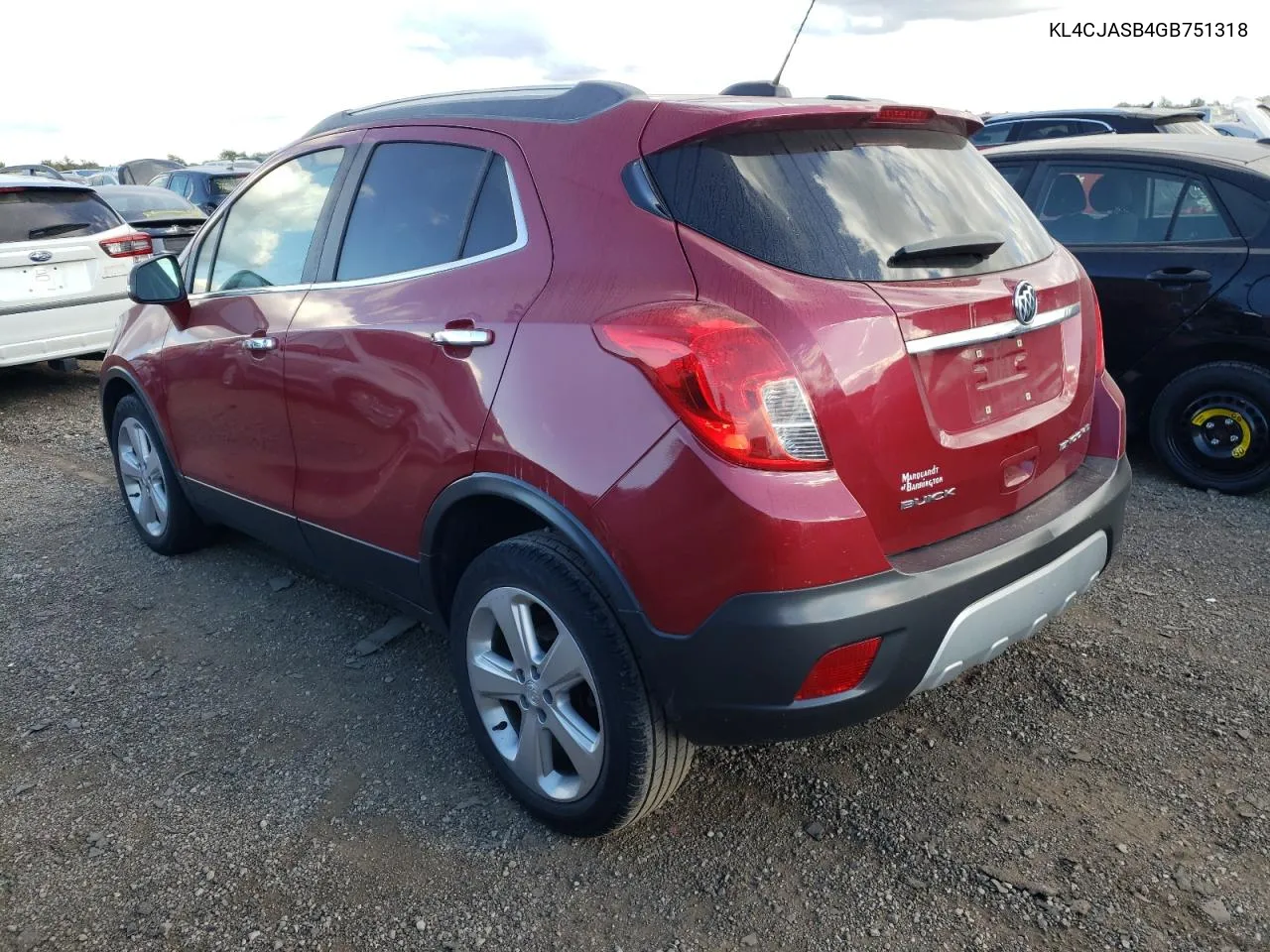 KL4CJASB4GB751318 2016 Buick Encore