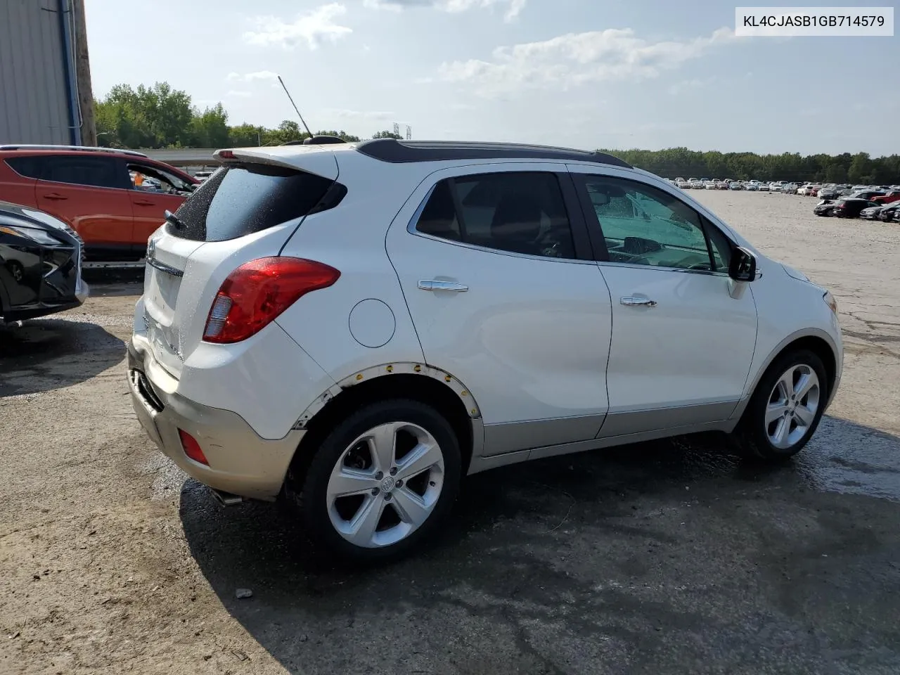 2016 Buick Encore VIN: KL4CJASB1GB714579 Lot: 70605014