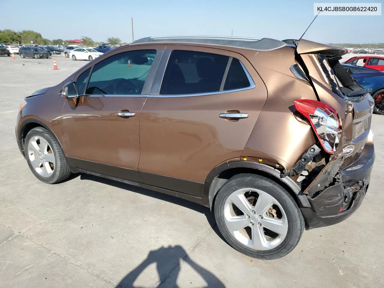 2016 Buick Encore Convenience VIN: KL4CJBSB0GB622420 Lot: 74216294