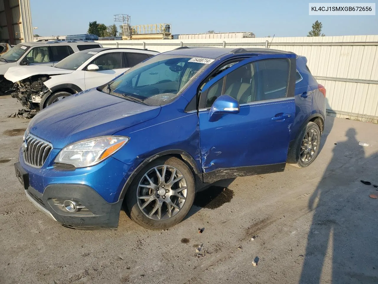 KL4CJ1SMXGB672656 2016 Buick Encore Sport Touring