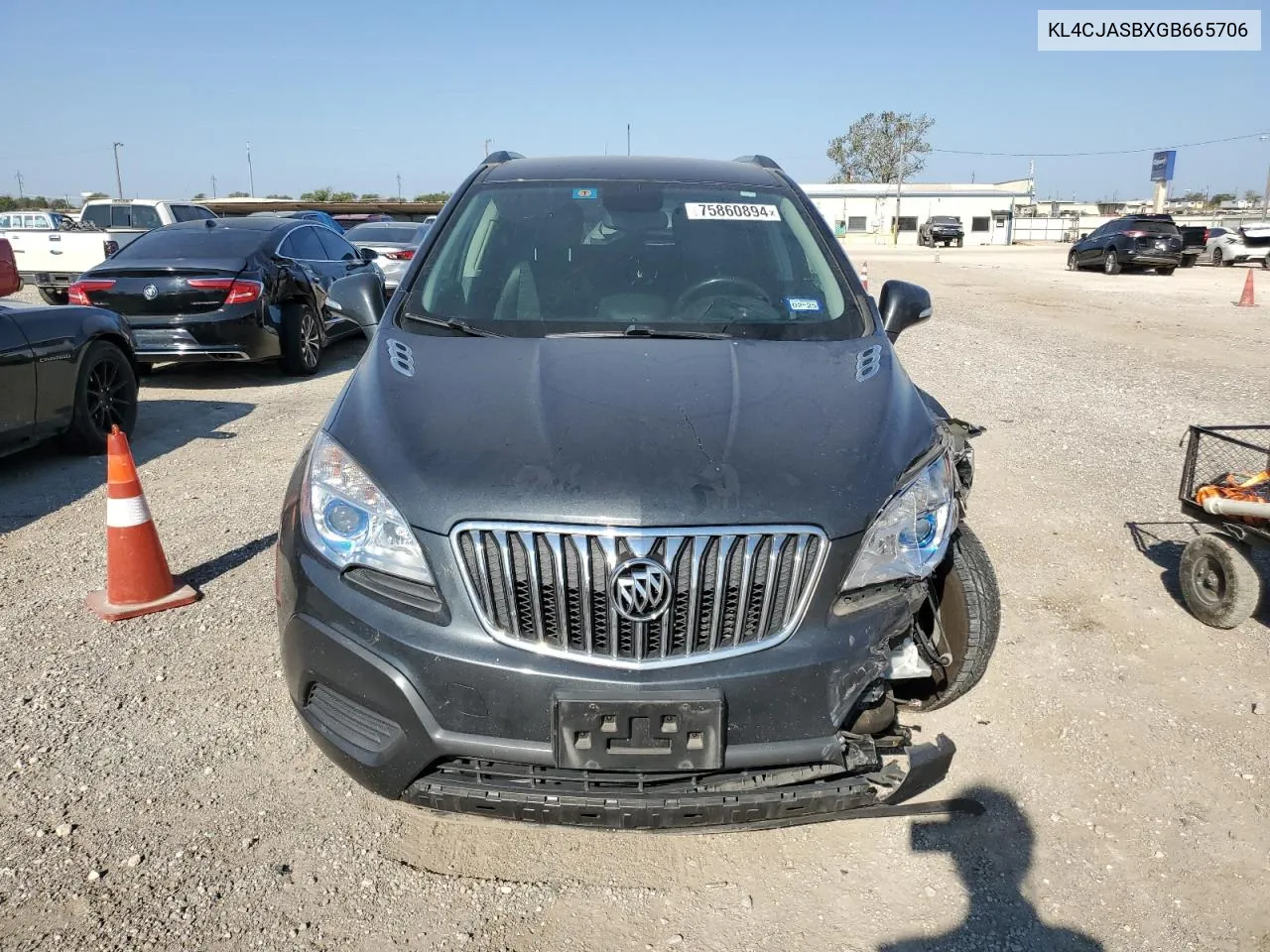 2016 Buick Encore VIN: KL4CJASBXGB665706 Lot: 75860894