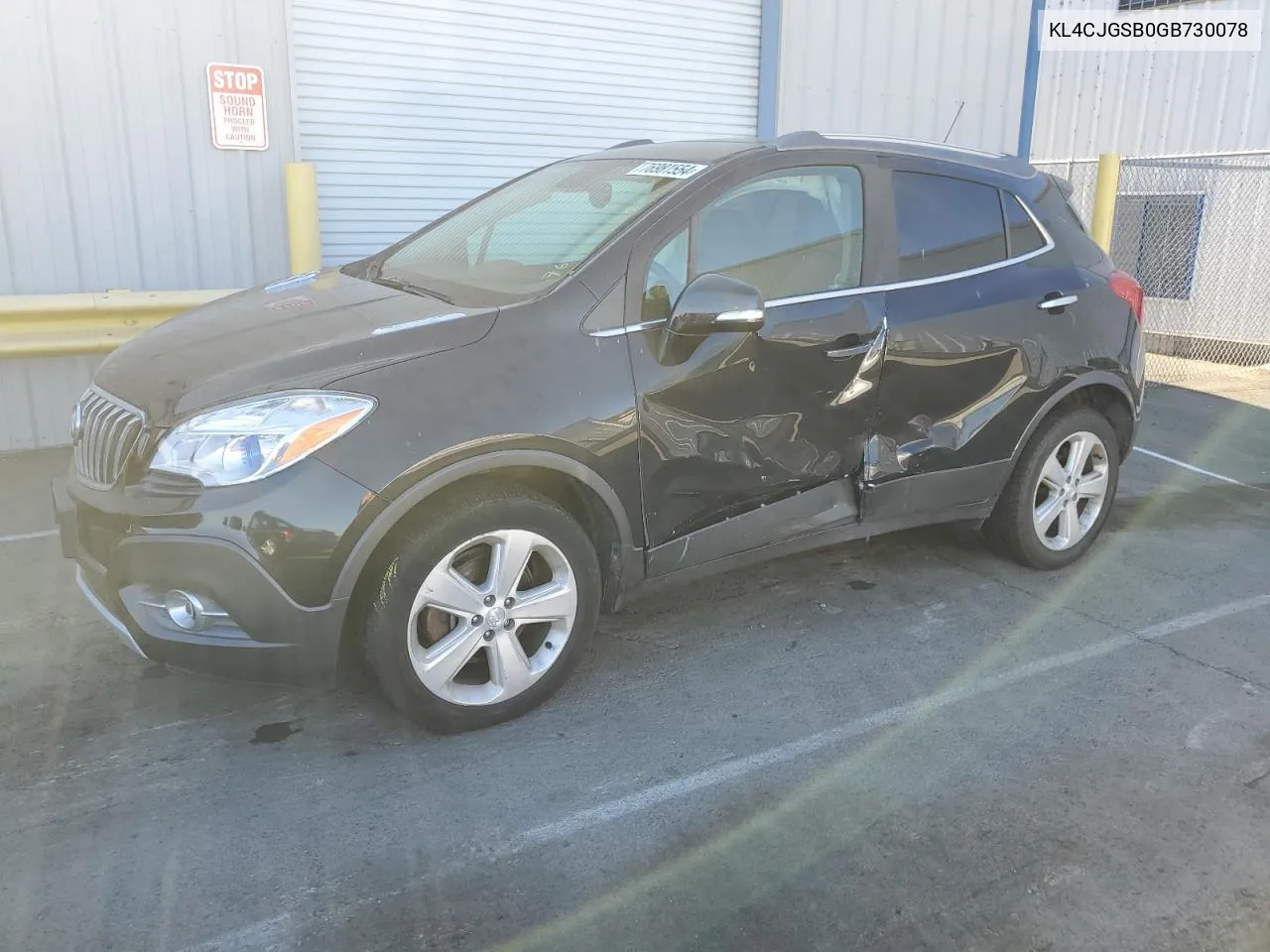 2016 Buick Encore VIN: KL4CJGSB0GB730078 Lot: 76981554