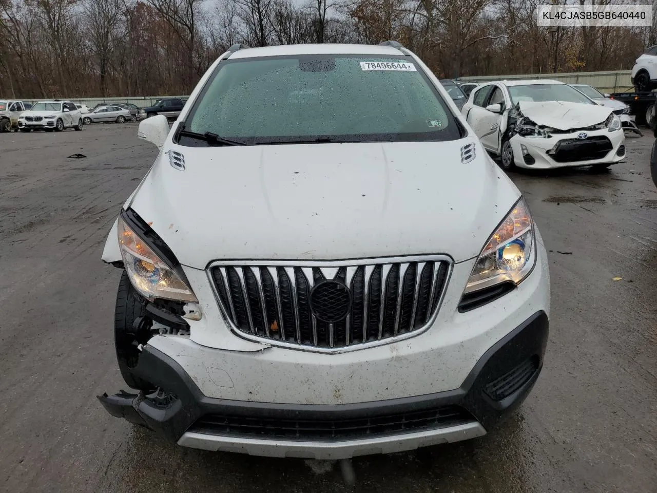 2016 Buick Encore VIN: KL4CJASB5GB640440 Lot: 78496644