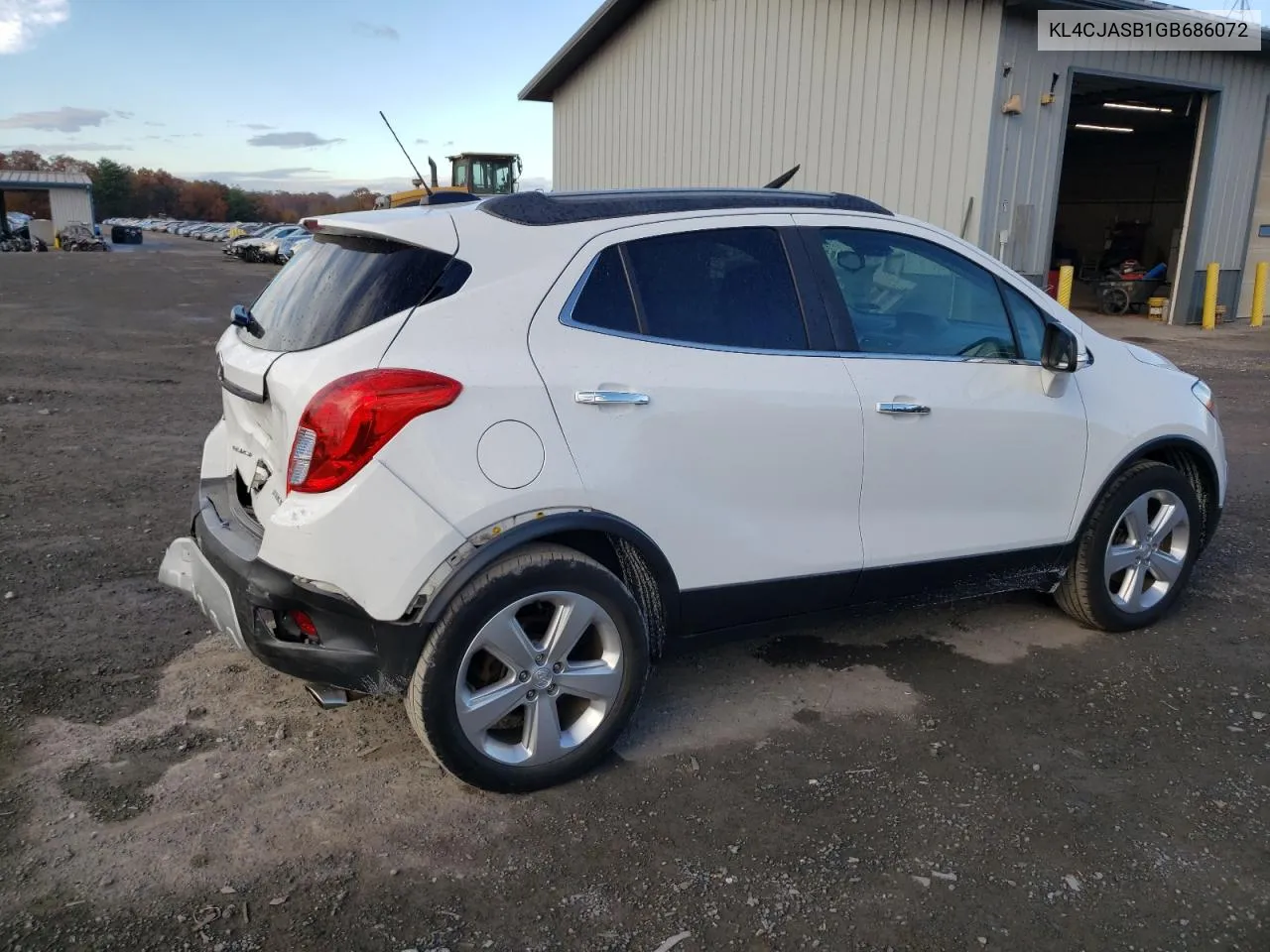 2016 Buick Encore VIN: KL4CJASB1GB686072 Lot: 78666914