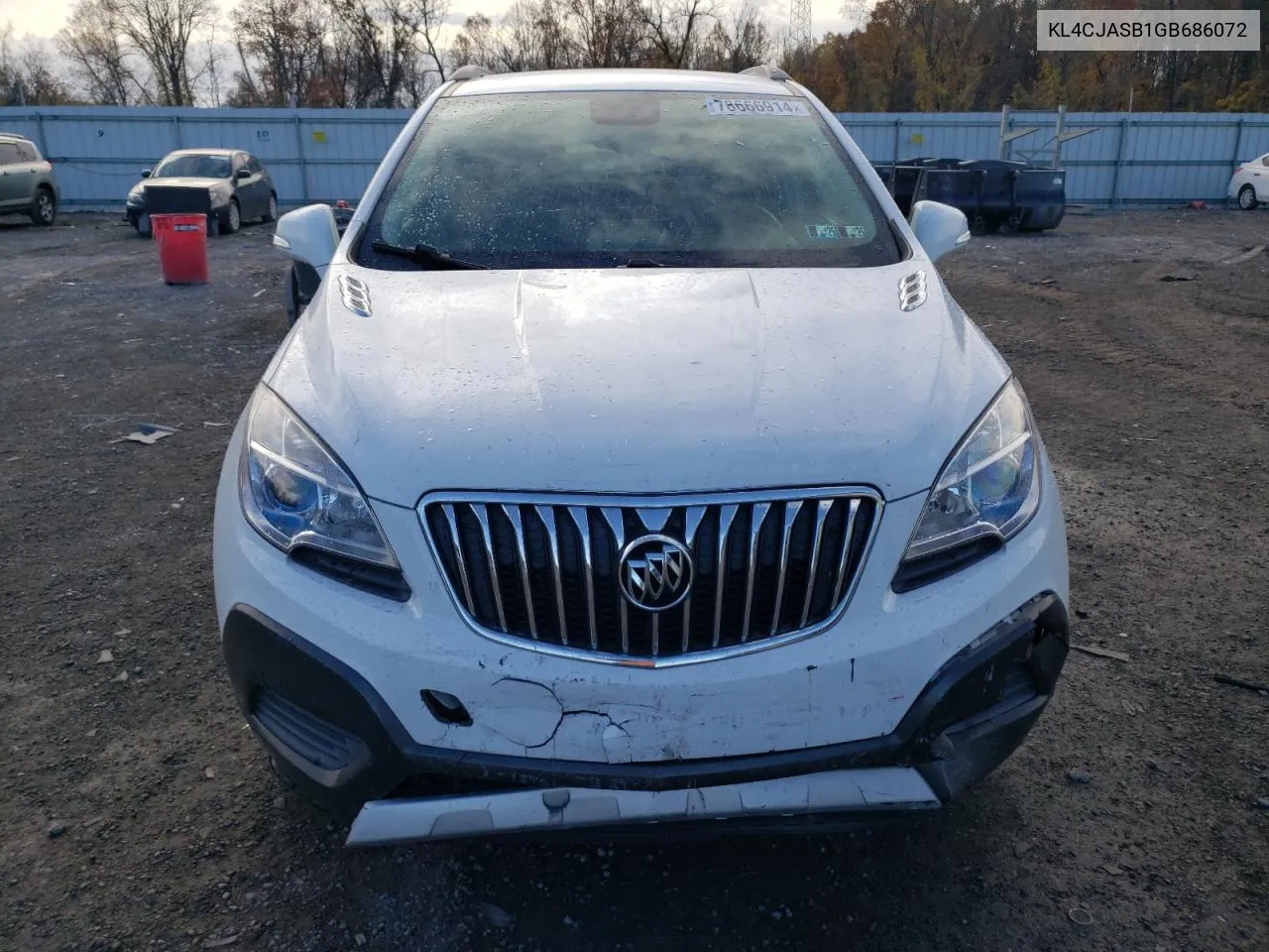 2016 Buick Encore VIN: KL4CJASB1GB686072 Lot: 78666914