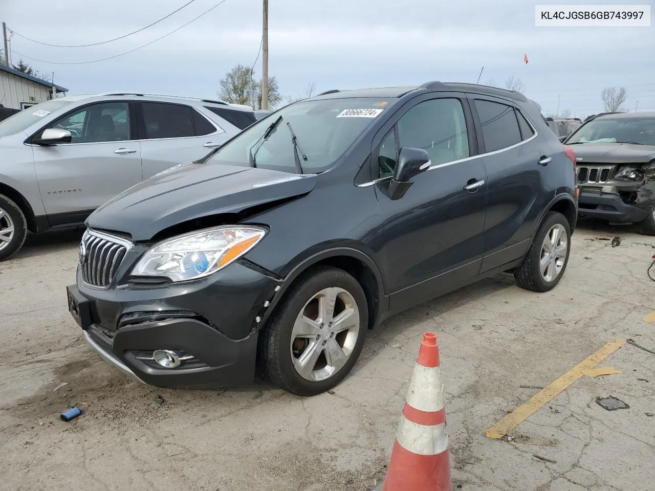 2016 Buick Encore VIN: KL4CJGSB6GB743997 Lot: 80666724