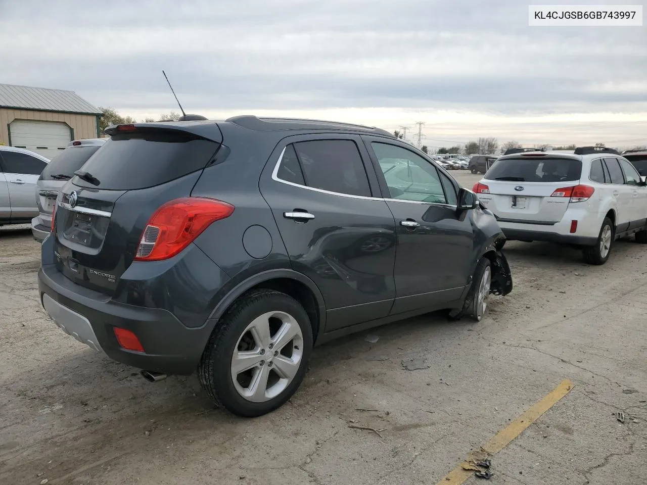 2016 Buick Encore VIN: KL4CJGSB6GB743997 Lot: 80666724