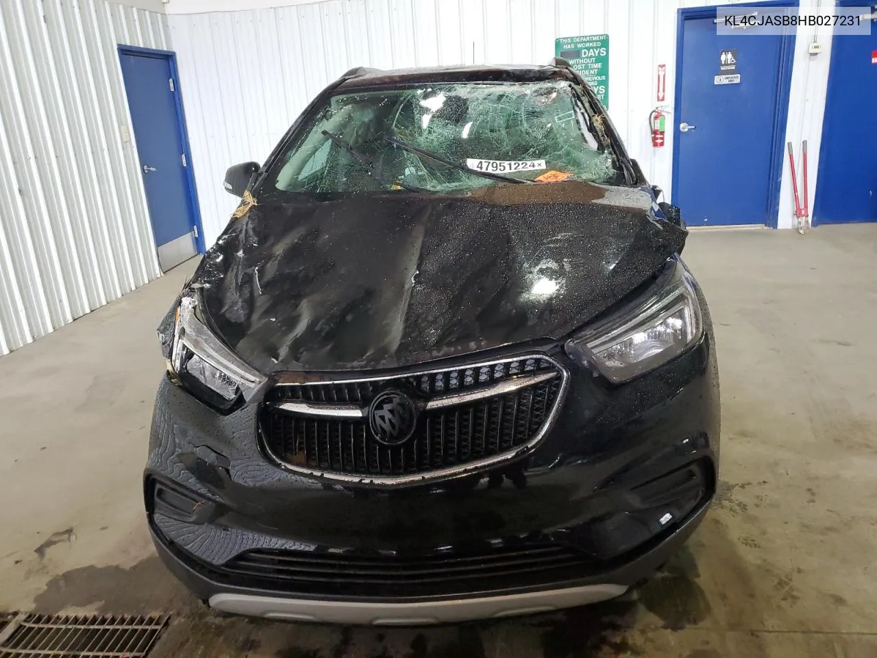 2017 Buick Encore Preferred VIN: KL4CJASB8HB027231 Lot: 47951224