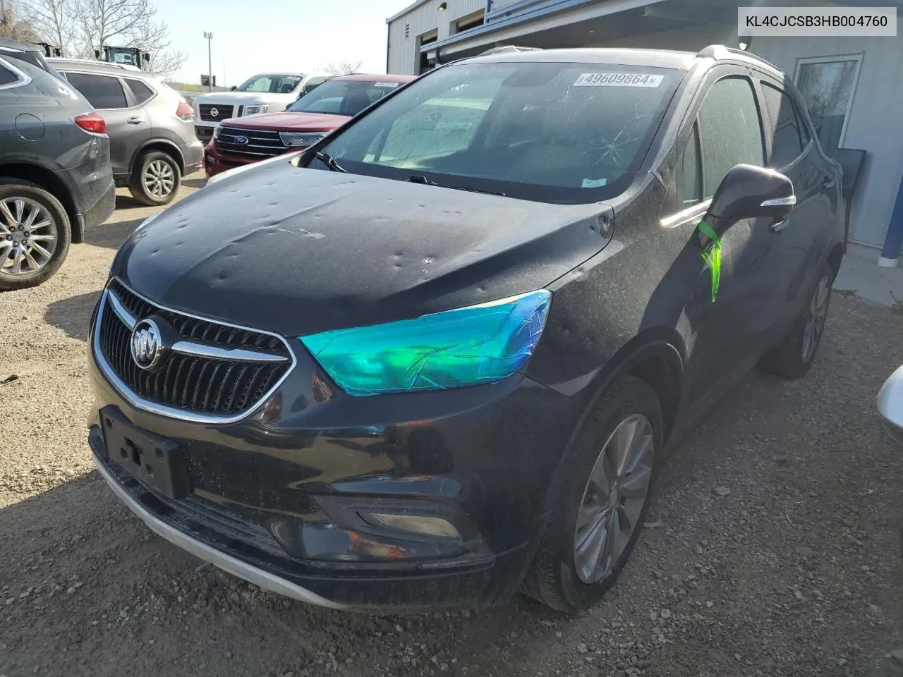 2017 Buick Encore Essence VIN: KL4CJCSB3HB004760 Lot: 49609864