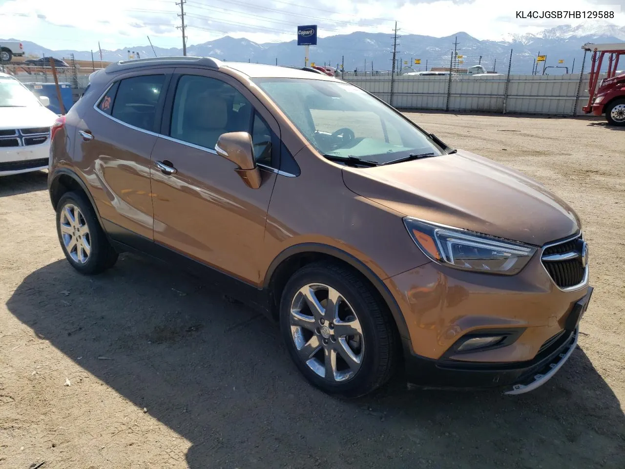 2017 Buick Encore Essence VIN: KL4CJGSB7HB129588 Lot: 50314444