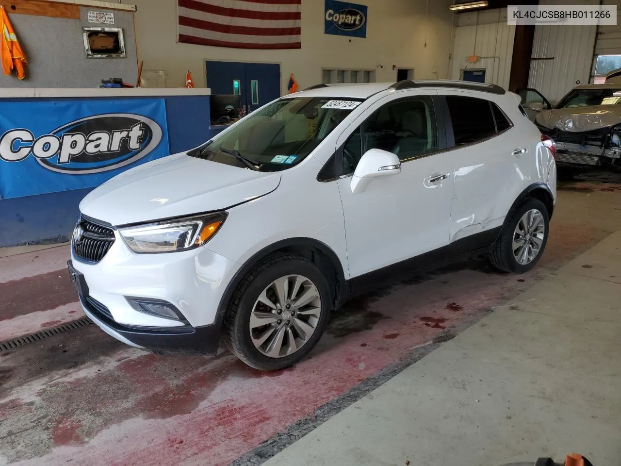 2017 Buick Encore Essence VIN: KL4CJCSB8HB011266 Lot: 52487124