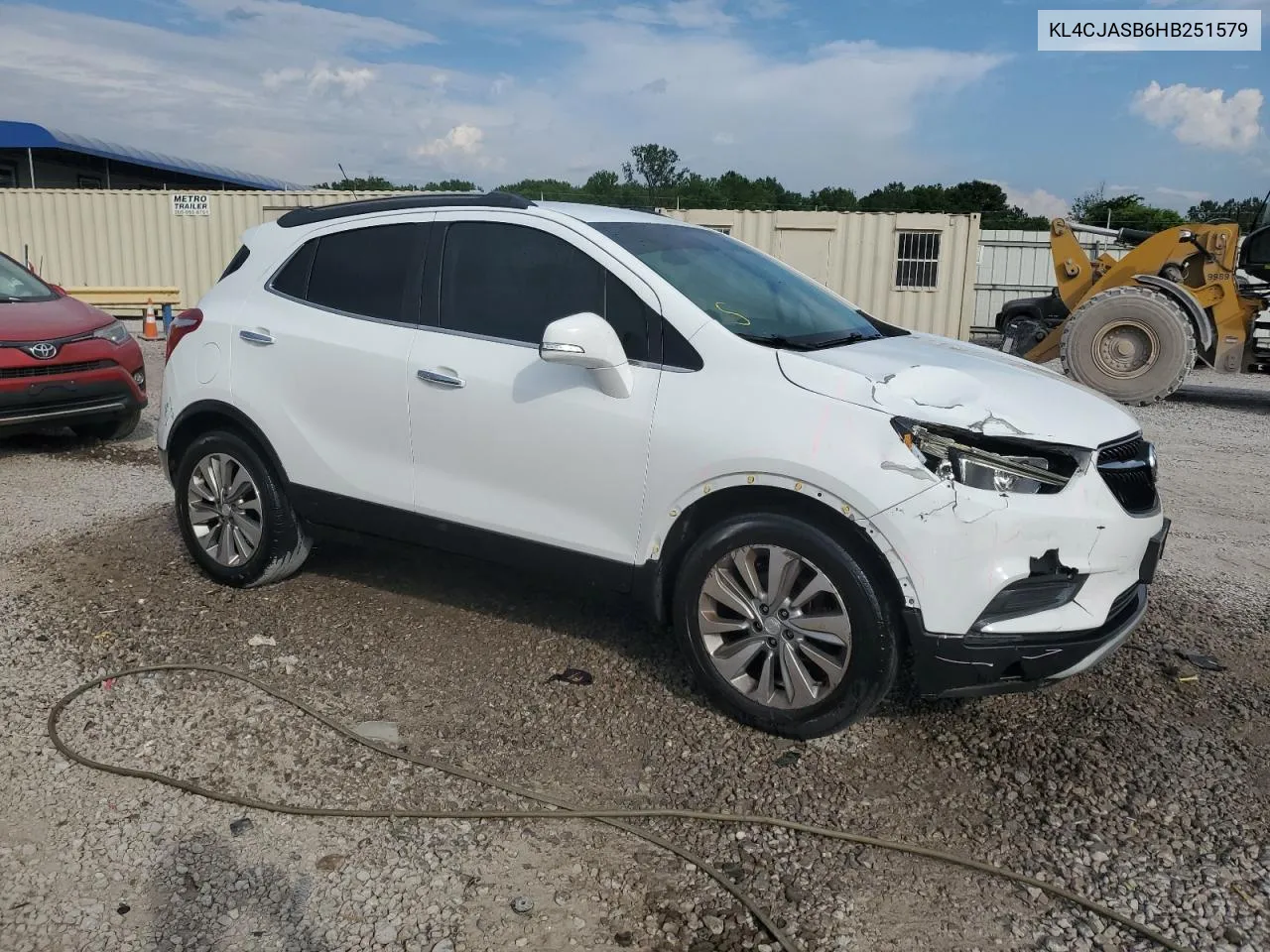 2017 Buick Encore Preferred VIN: KL4CJASB6HB251579 Lot: 56521444