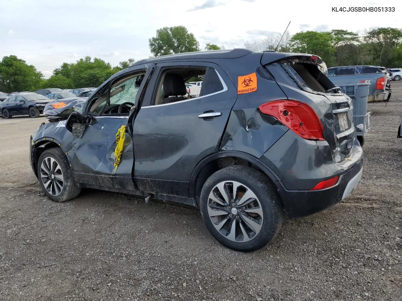 2017 Buick Encore Essence VIN: KL4CJGSB0HB051333 Lot: 57048964