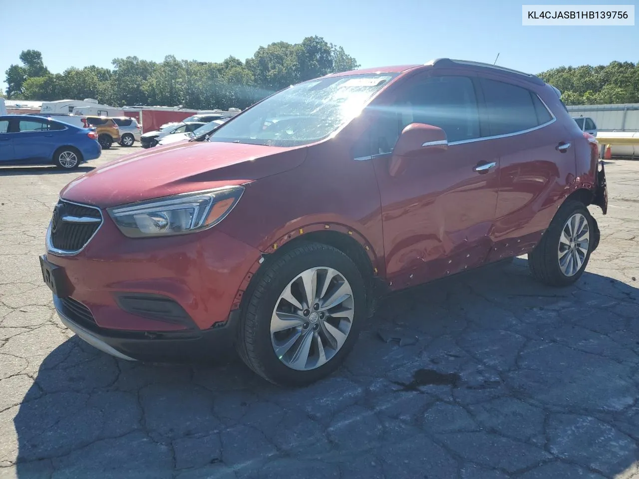 2017 Buick Encore Preferred VIN: KL4CJASB1HB139756 Lot: 60633144