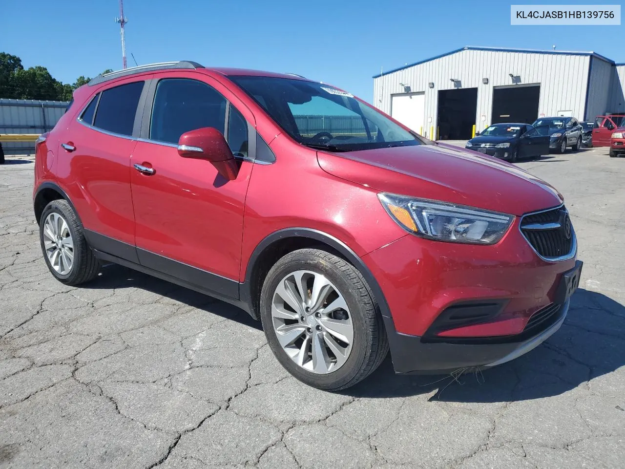 2017 Buick Encore Preferred VIN: KL4CJASB1HB139756 Lot: 60633144