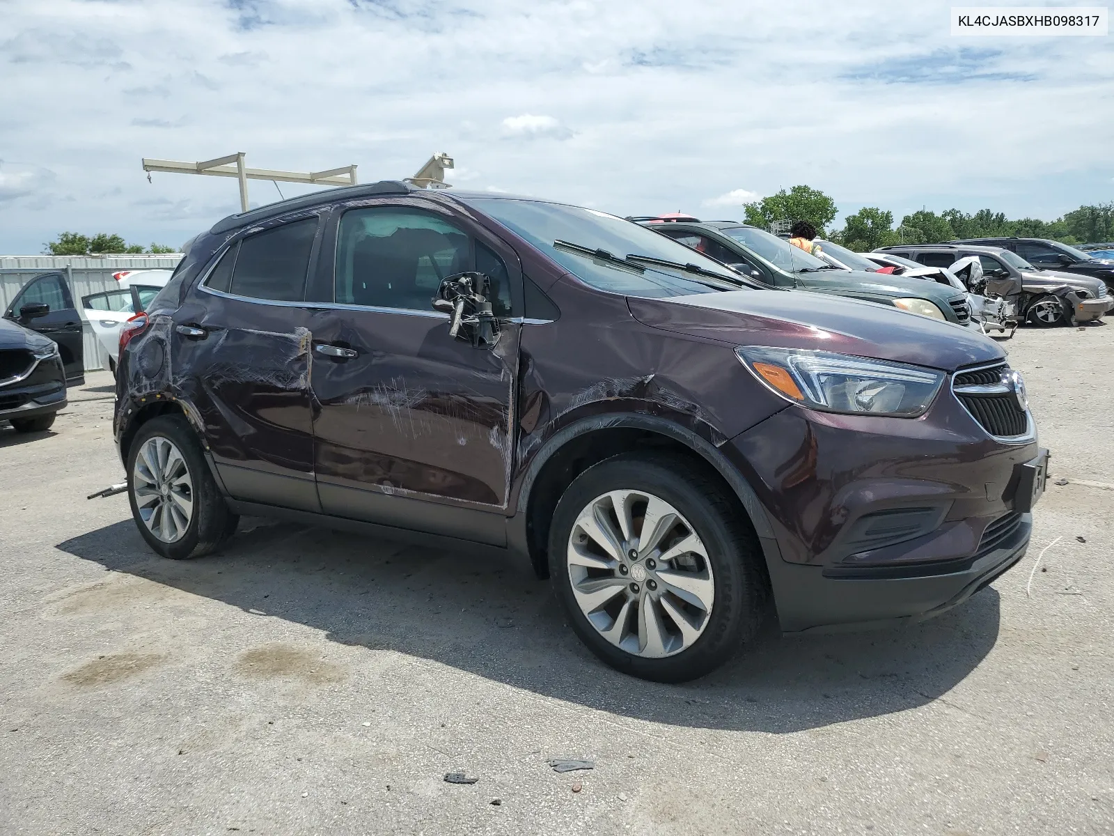 2017 Buick Encore Preferred VIN: KL4CJASBXHB098317 Lot: 61939624