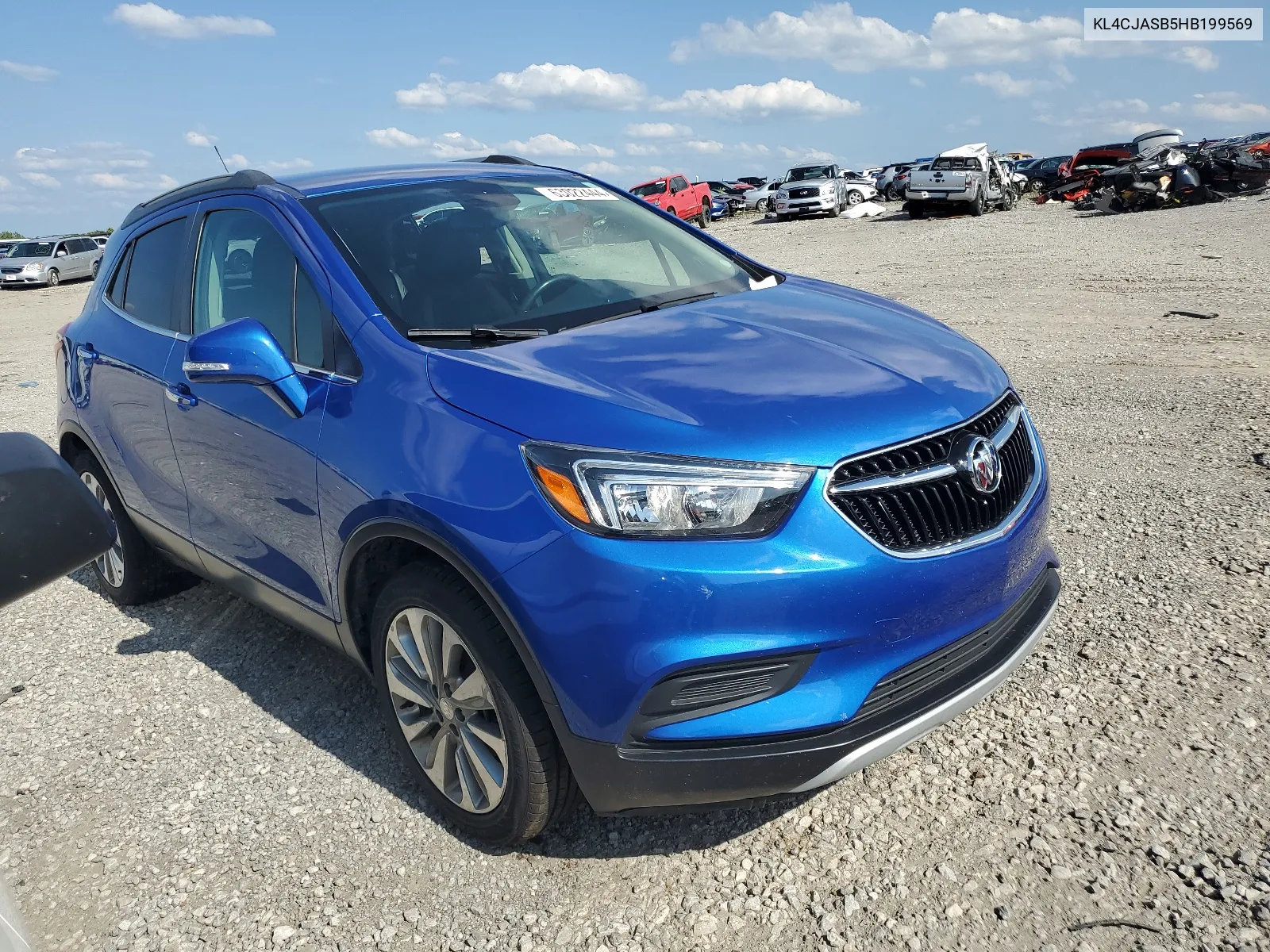 2017 Buick Encore Preferred VIN: KL4CJASB5HB199569 Lot: 63022444